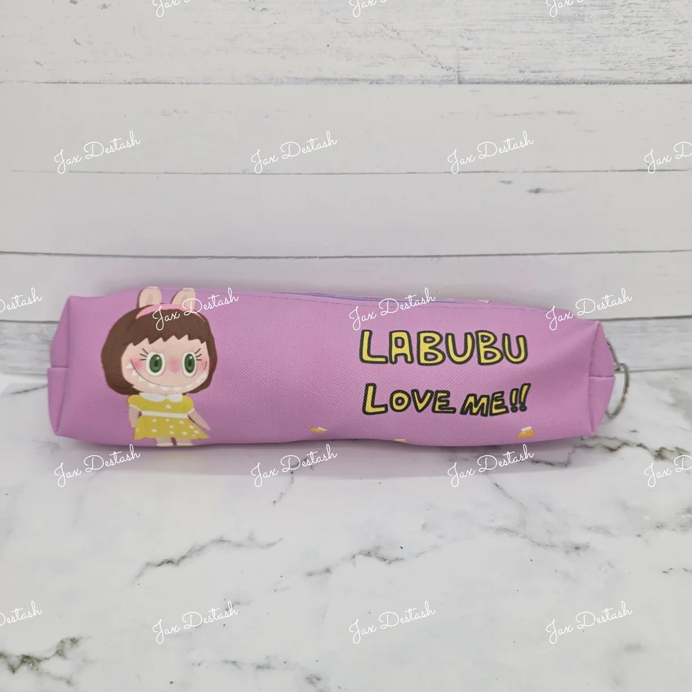 Labubu-Inspired Love Me! Purple Pencil Case PC102